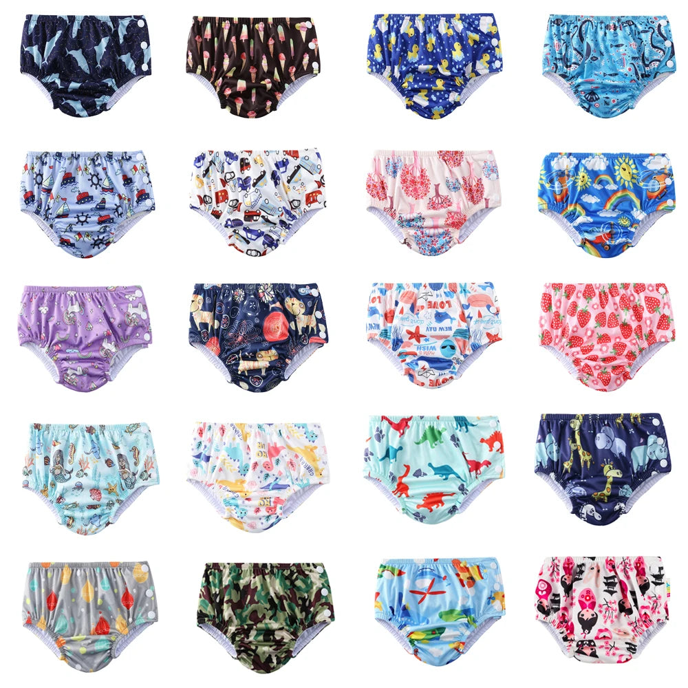 Babyland Baby Swimming Pool Diaper 1PC Waterproof Cloth Diapers Swimwear for Kids Pool Pant Swimming Fit For Baby 0--3 Years