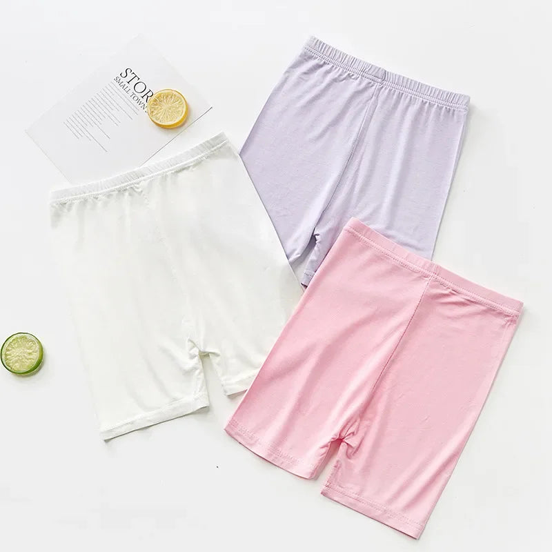 Summer Girls Shorts Modal Cotton Dance Safety Pants Beach Underwear Briefs Baby Kids Boxer Short Pant Leggings For 3-12 Years