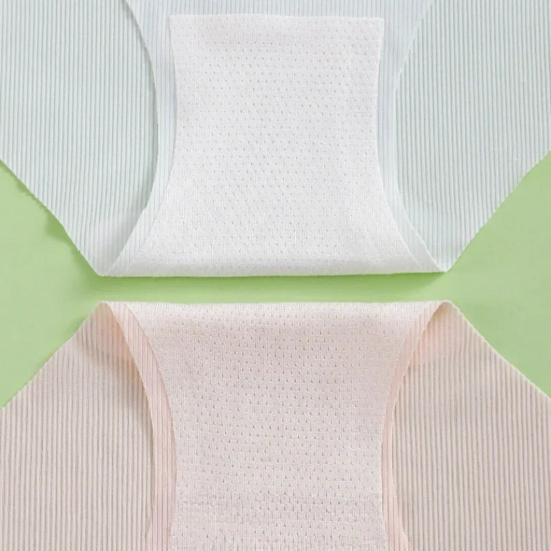 4PCS Kids Modal Seamless Panties for Girls Thin Breathable Knickers Baby Soft Antibacterial Briefs 3+y Young Children Underwears